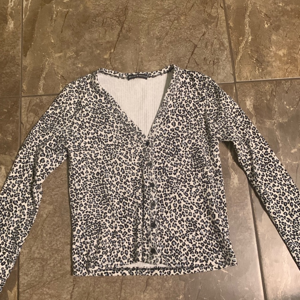 Brandy Melville Cheetah Print long sleeve
